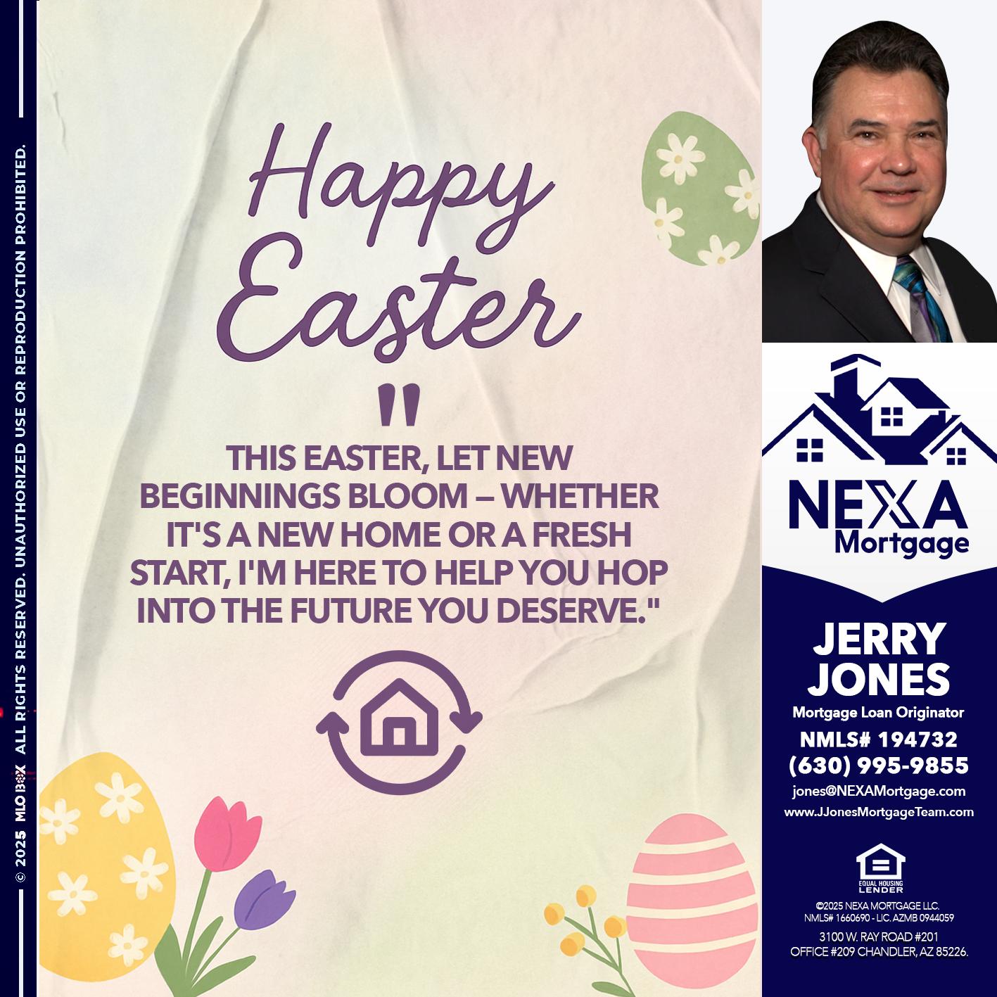HAPPY EASTER - Jerry Jones -Mortgage Loan Originator