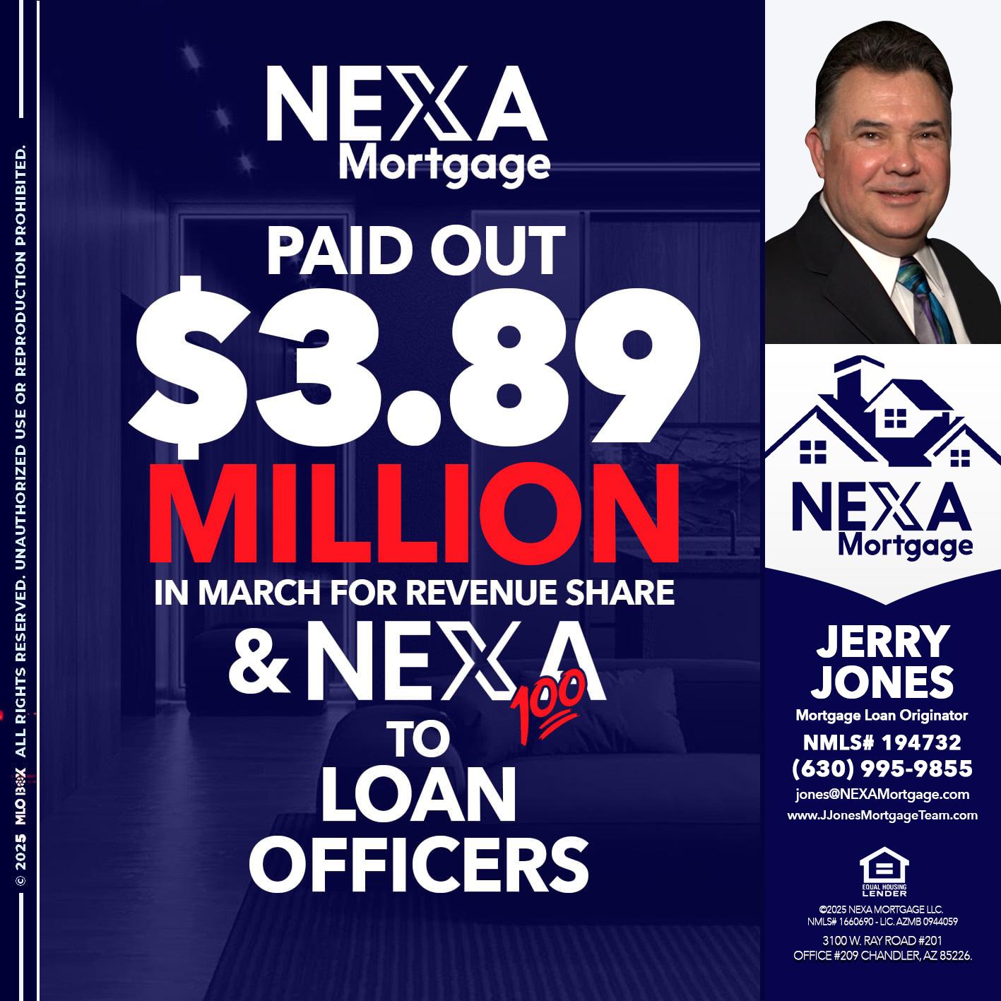 NEXA PAID OUT - Jerry Jones -Mortgage Loan Originator