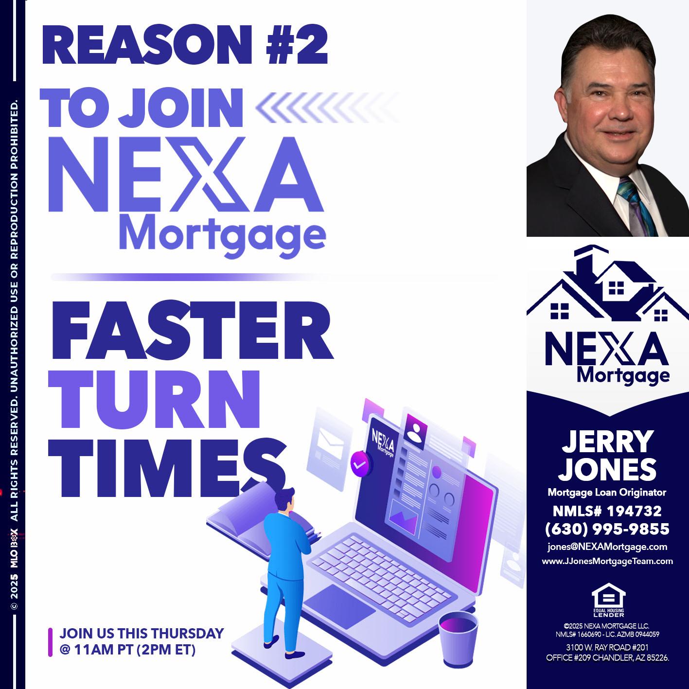 REASON 2 - Jerry Jones -Mortgage Loan Originator