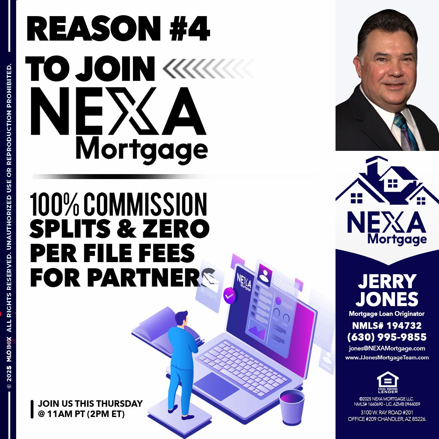 REASON 4 - Jerry Jones -Mortgage Loan Originator