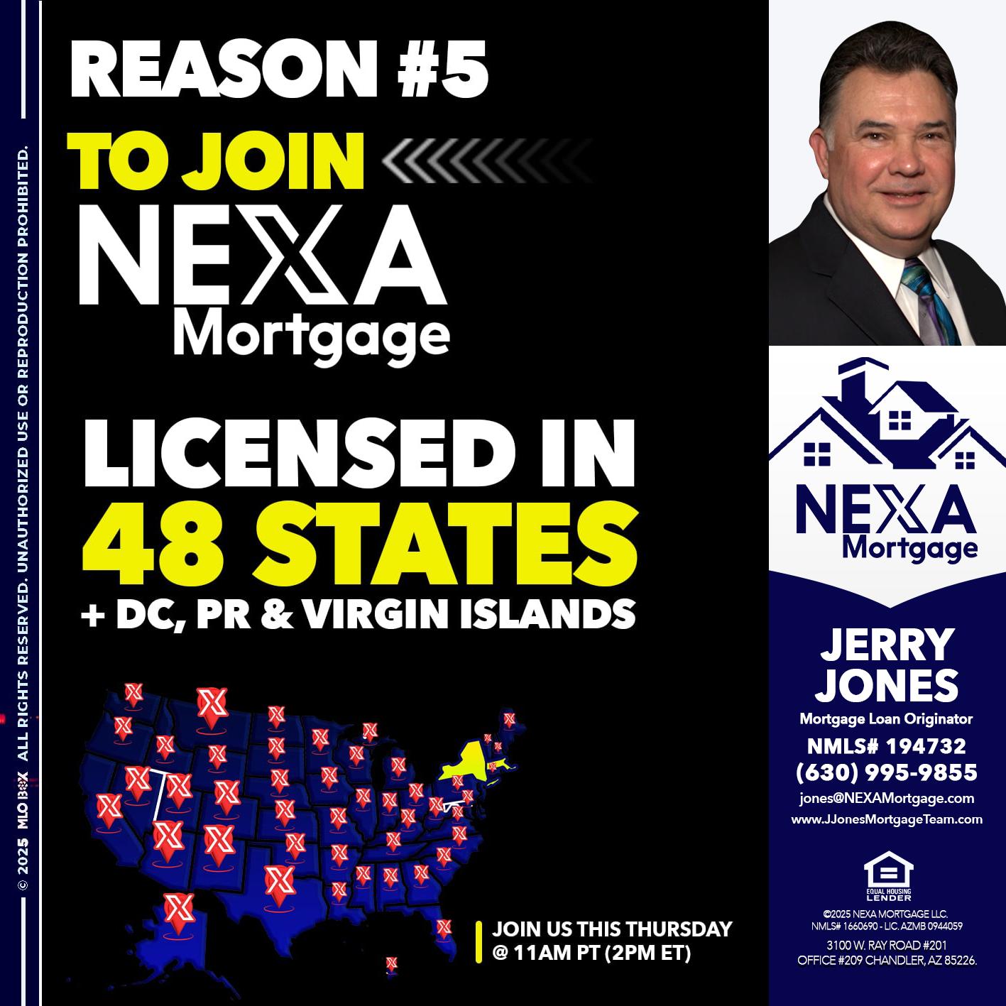 REASON 5 - Jerry Jones -Mortgage Loan Originator