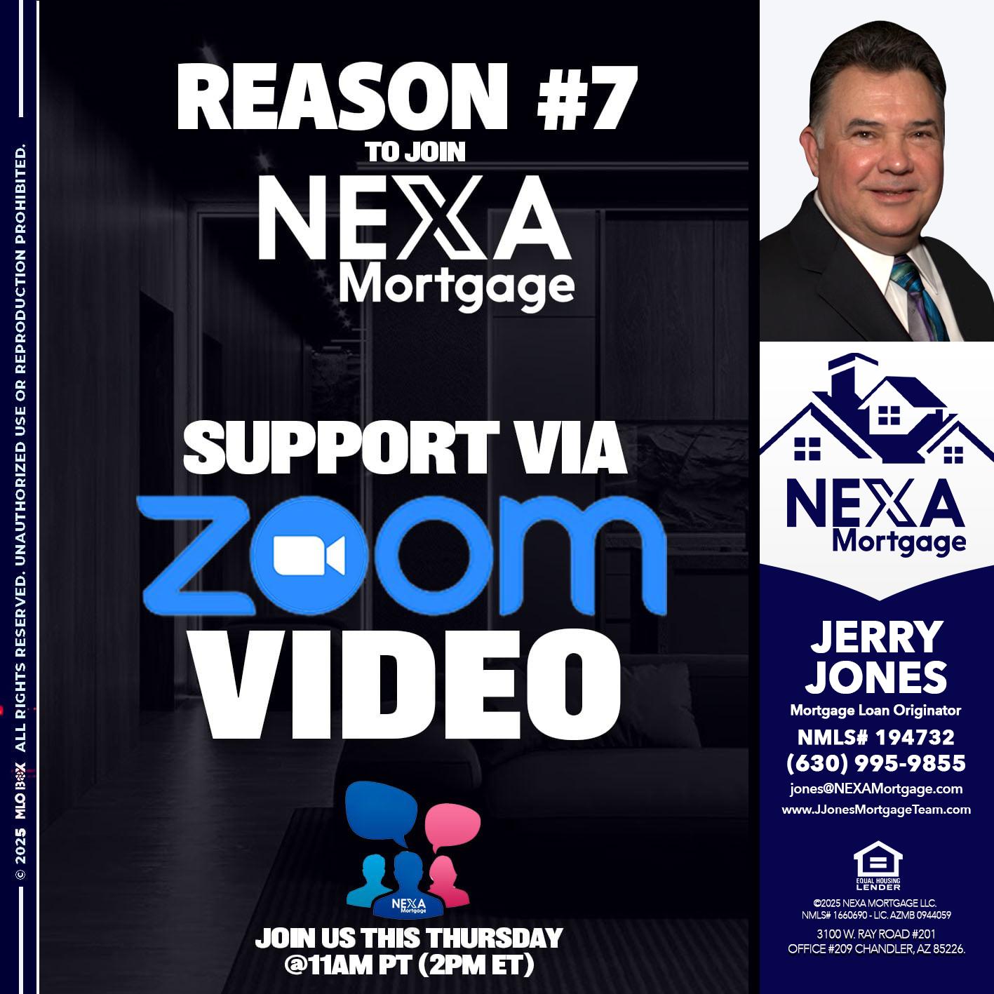 REASON 7 - Jerry Jones -Mortgage Loan Originator