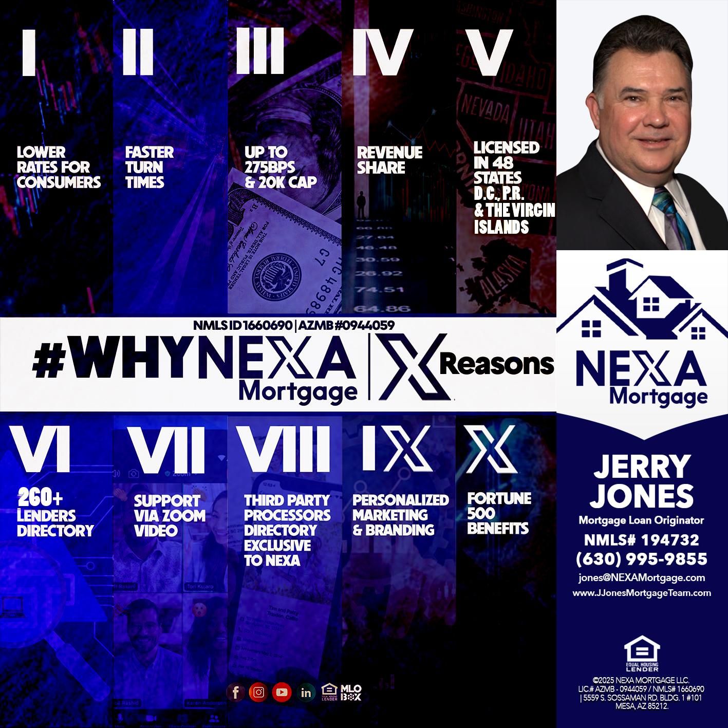 WHYNEXA TOP X - Jerry Jones -Mortgage Loan Originator