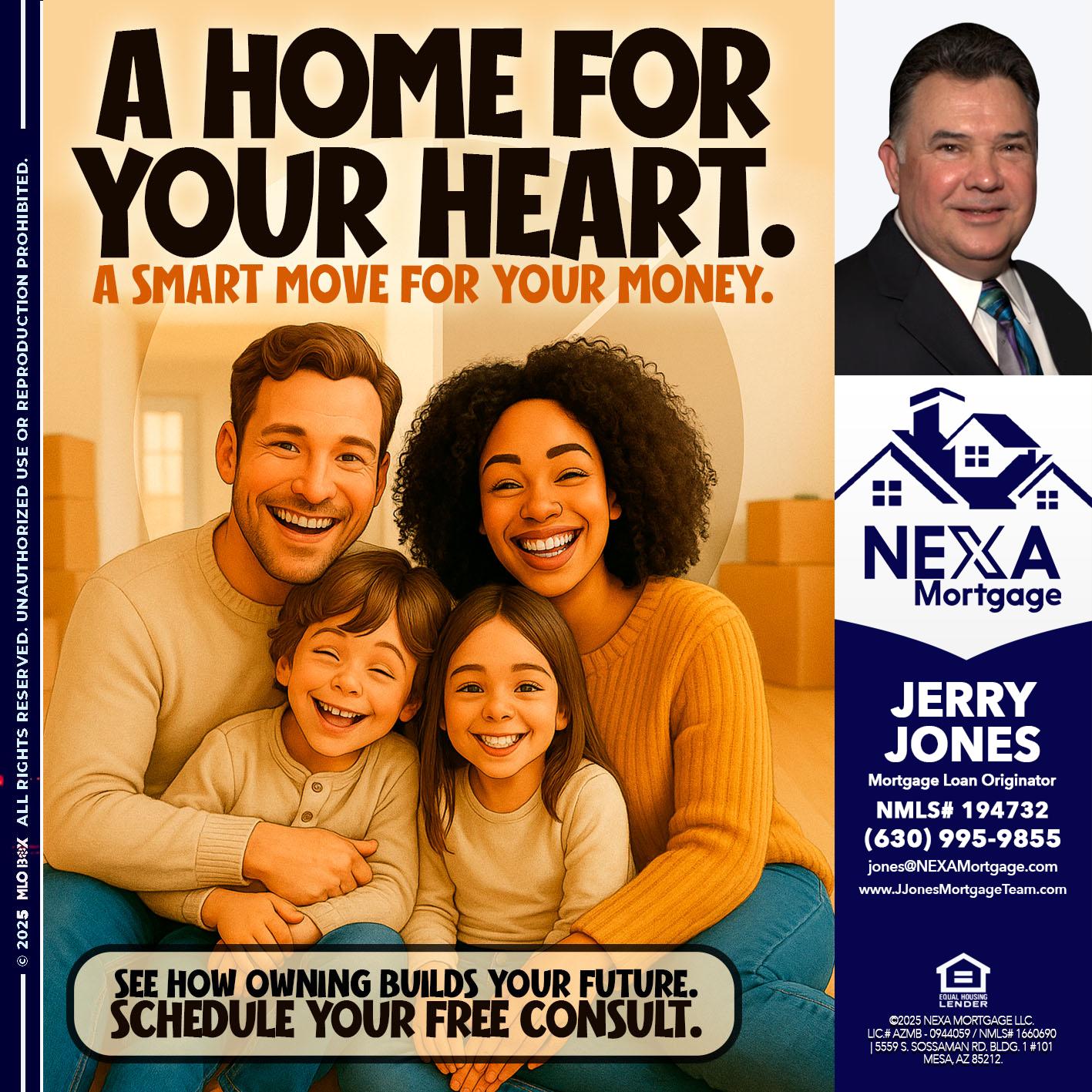 A HOME FOR - Jerry Jones -Mortgage Loan Originator