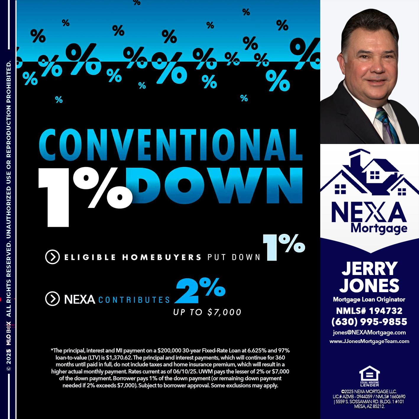 conventional - Jerry Jones -Mortgage Loan Originator