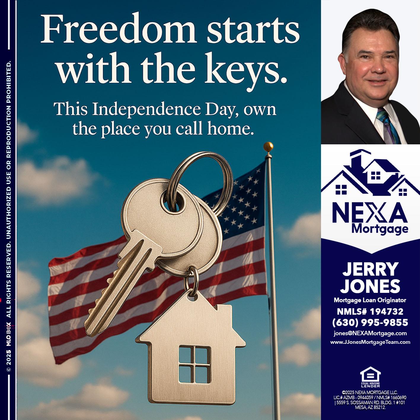 FREEDOM STARTS - Jerry Jones -Mortgage Loan Originator