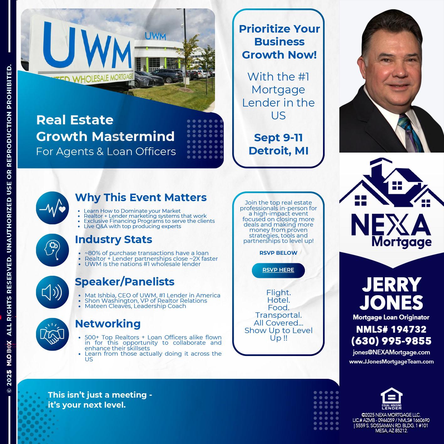 DETROIT TRIP - Jerry Jones -Mortgage Loan Originator