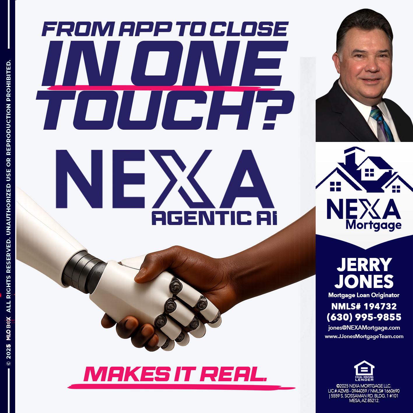 IN ONE TOUCH - Jerry Jones -Mortgage Loan Originator