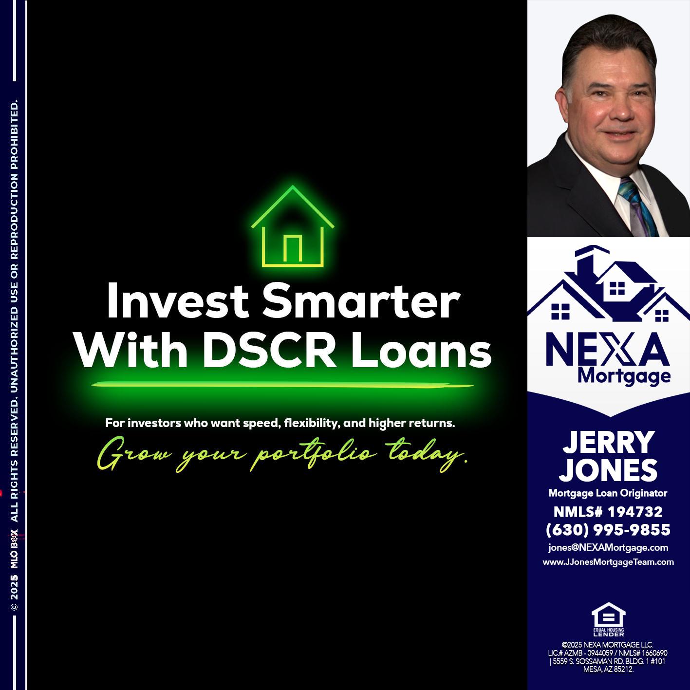 invest smarter - Jerry Jones -Mortgage Loan Originator
