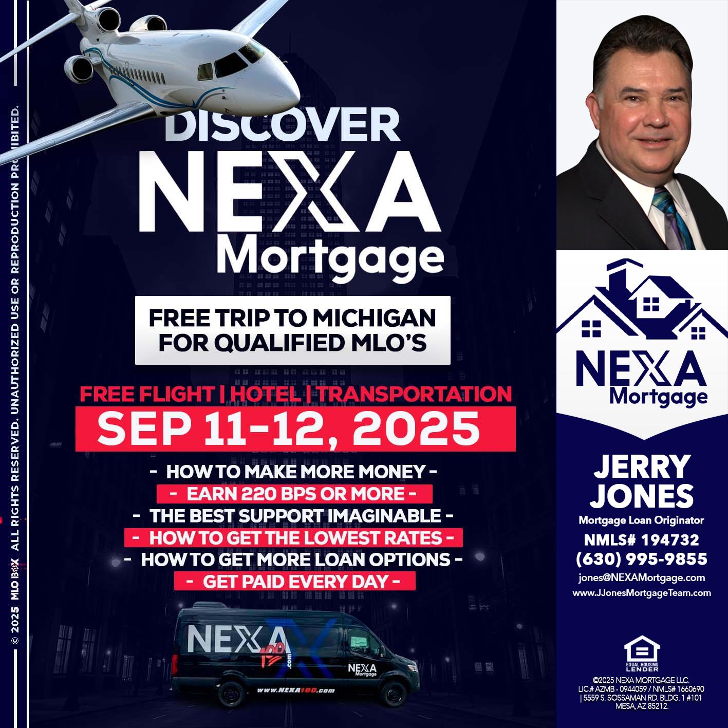 DISCOVER NEXA MORTGAGE - Jerry Jones -Mortgage Loan Originator