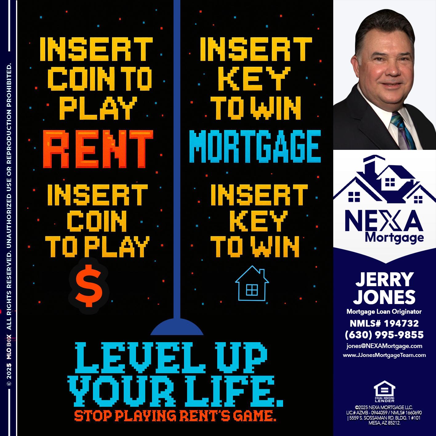 INSERT COIN - Jerry Jones -Mortgage Loan Originator