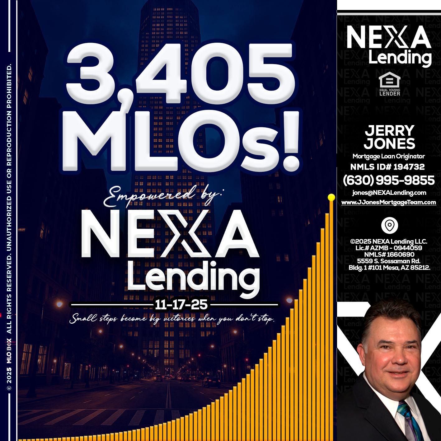3405 MLOs - Jerry Jones -Mortgage Loan Originator