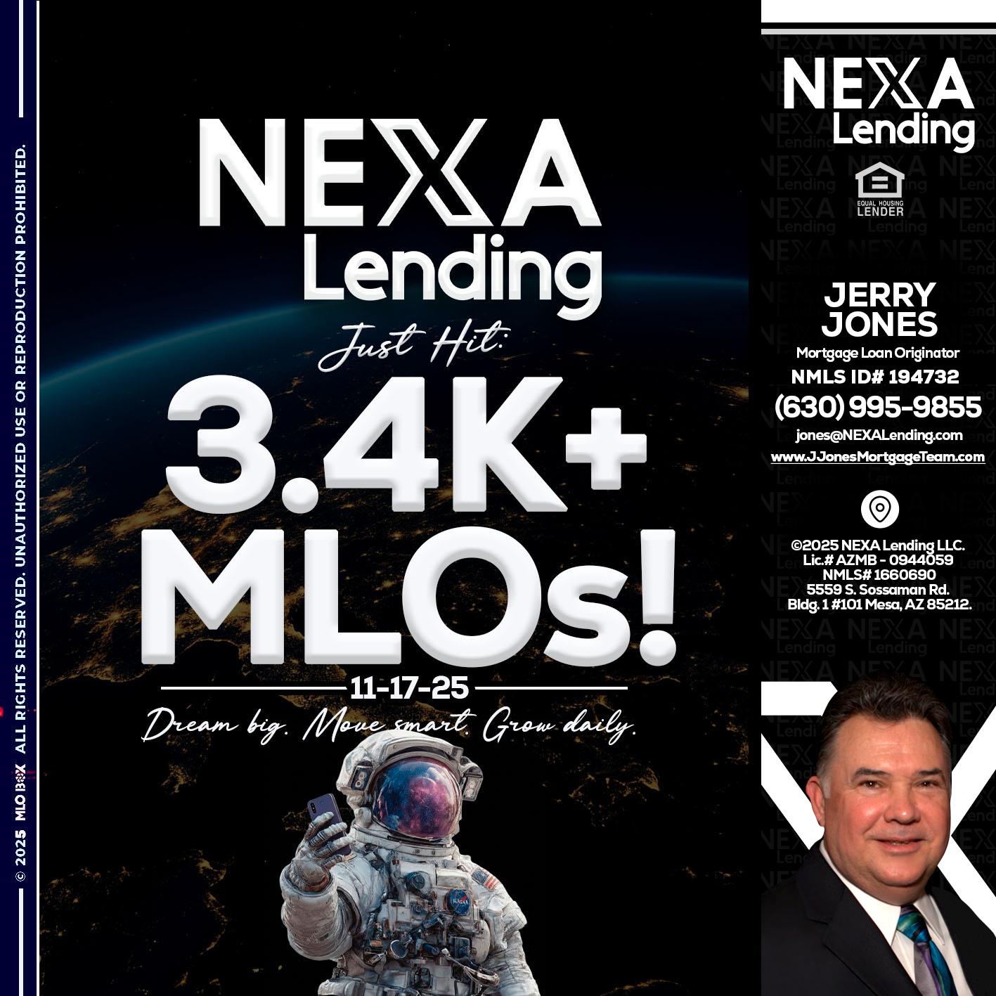 3.4K MLOs - Jerry Jones -Mortgage Loan Originator