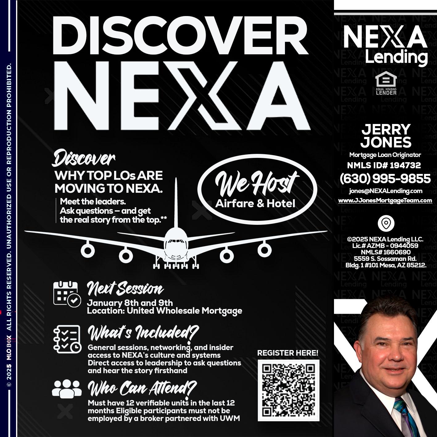 DISCOVER NEXA - Jerry Jones -Mortgage Loan Originator