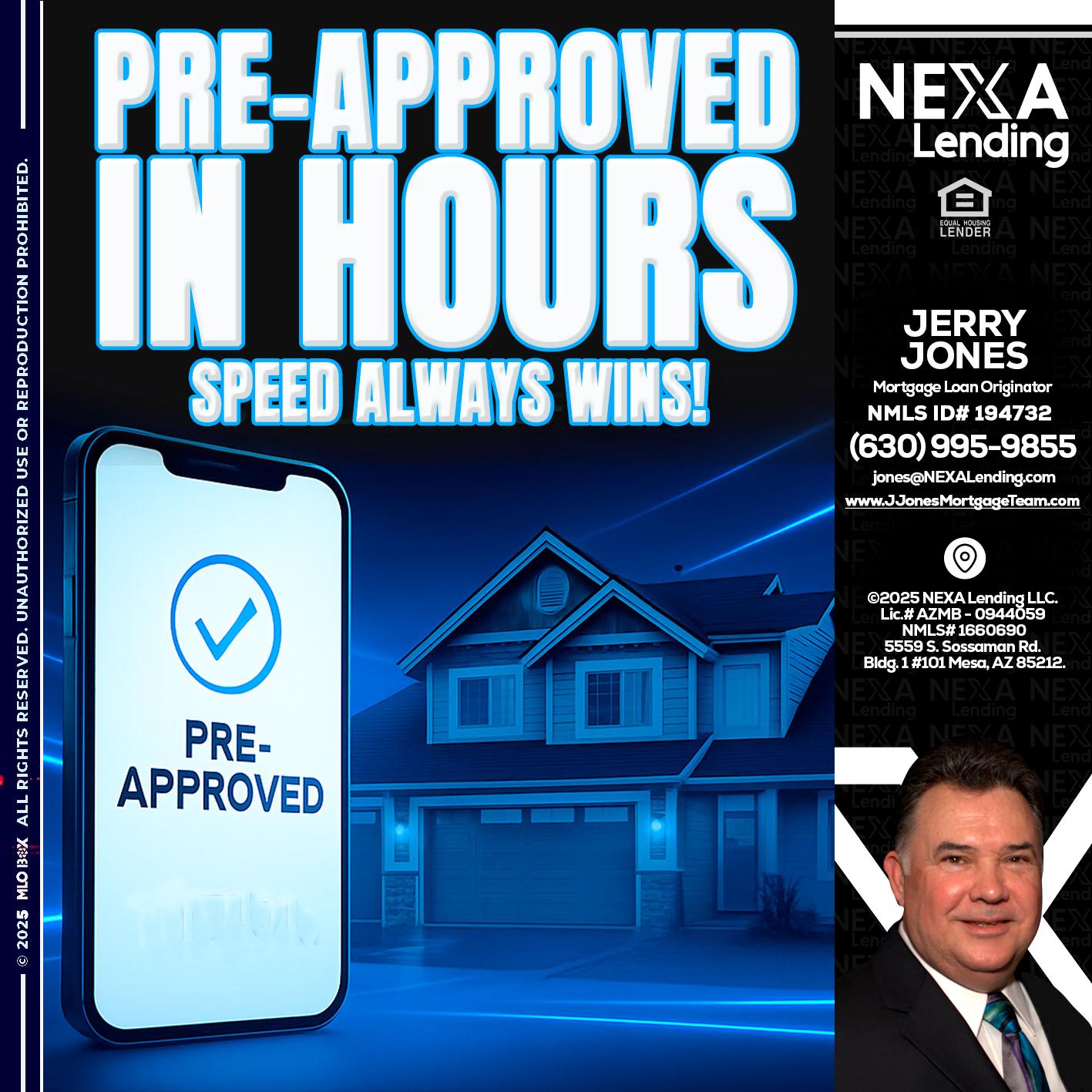 PRE - Jerry Jones -Mortgage Loan Originator