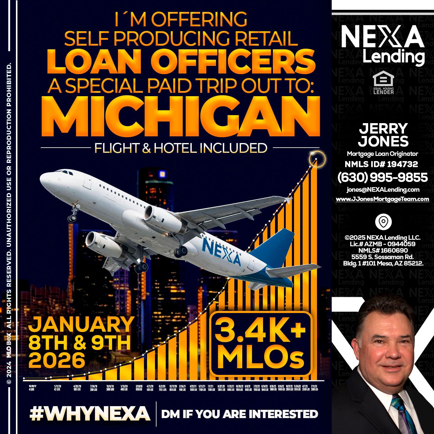 MICHIGAN TRIP - Jerry Jones -Mortgage Loan Originator