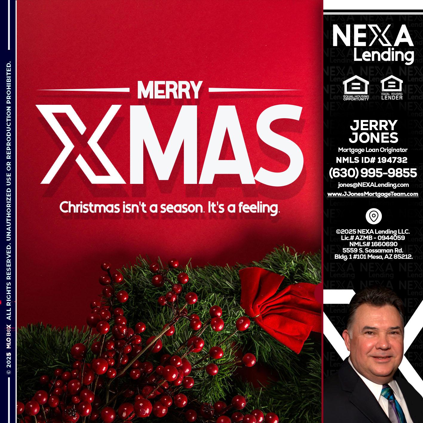 merry xmas - Jerry Jones -Mortgage Loan Originator