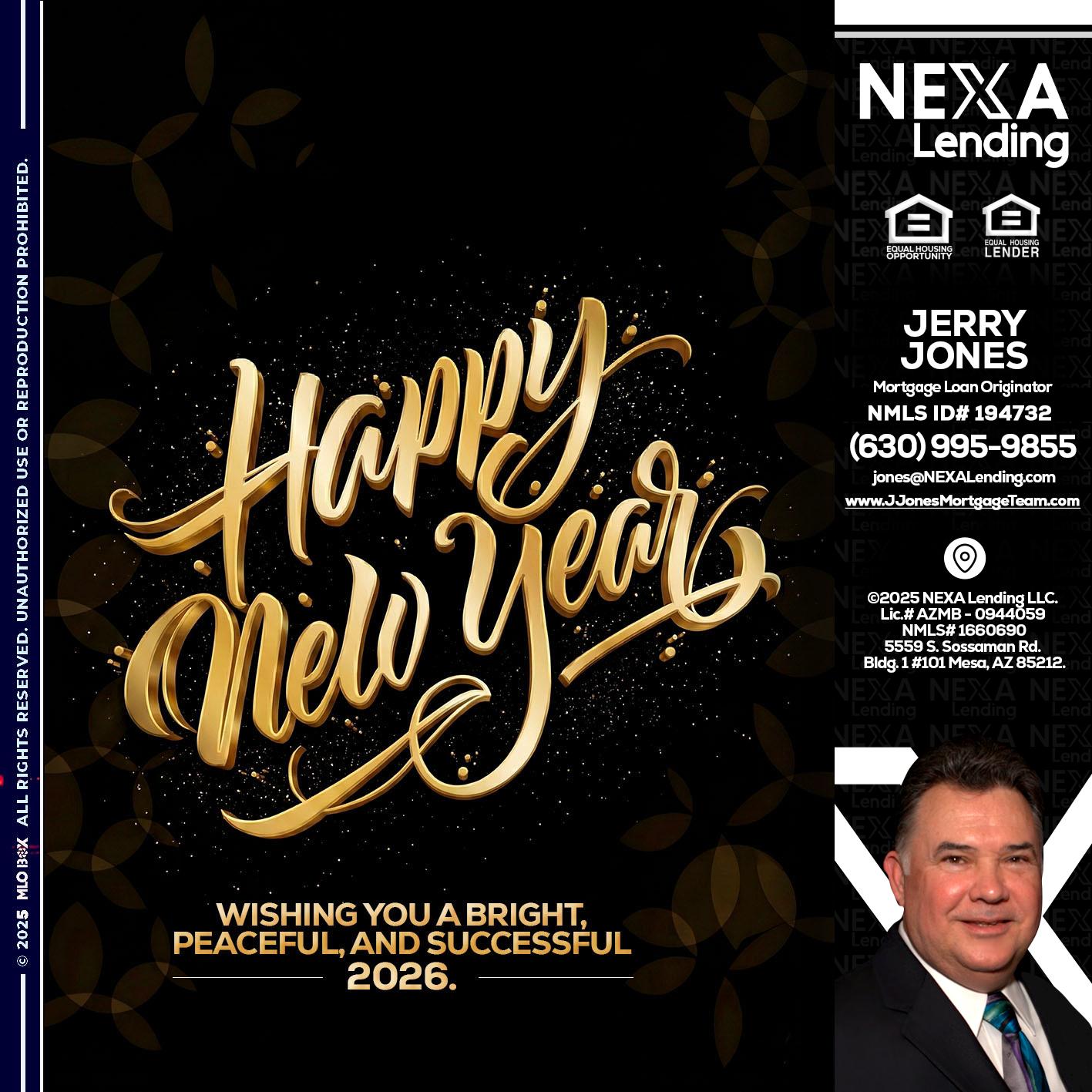 HAPPY NEW YEAR - Jerry Jones -Mortgage Loan Originator