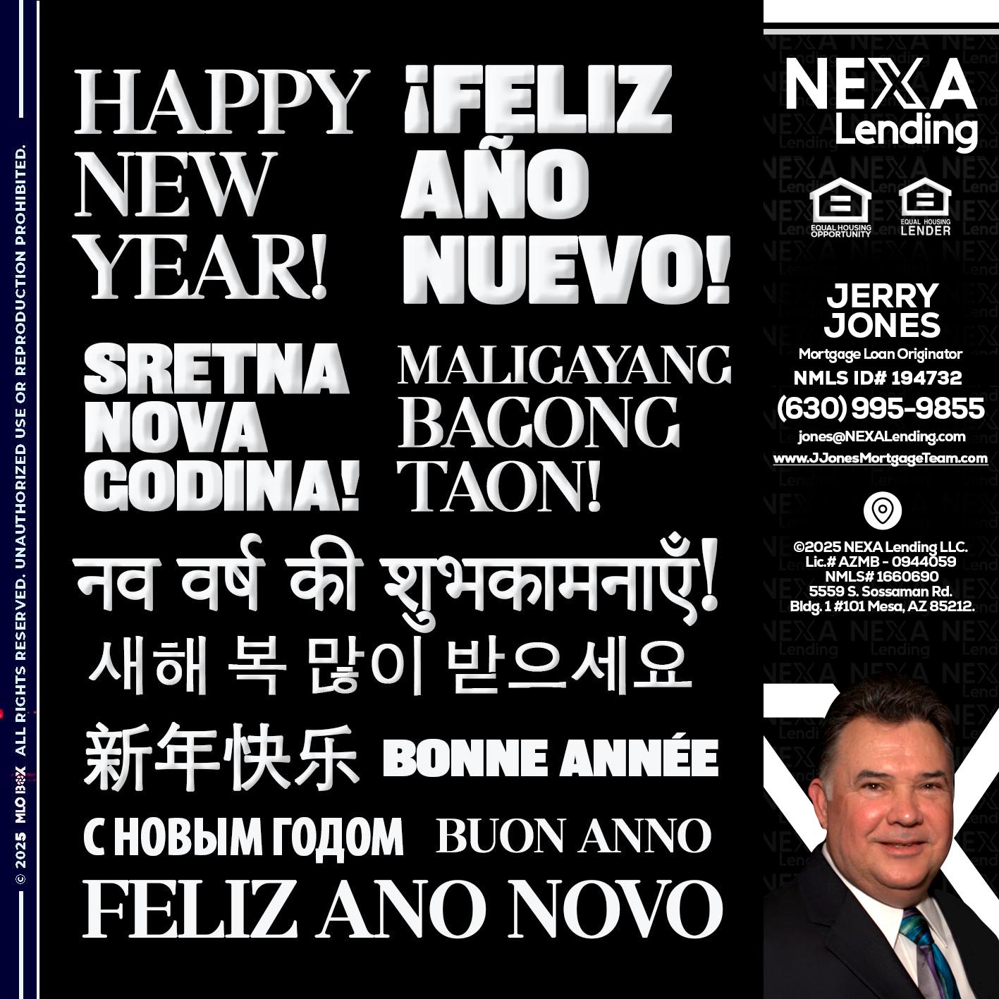 HAPPY NEW YEAR - Jerry Jones -Mortgage Loan Originator