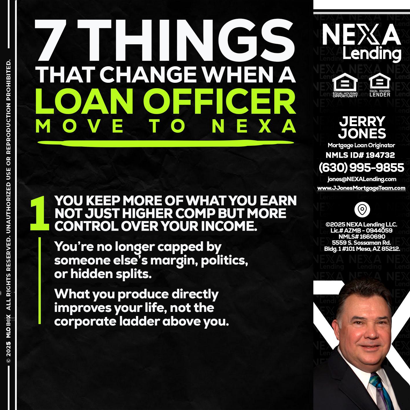 7 THINGS (1) - Jerry Jones -Mortgage Loan Originator