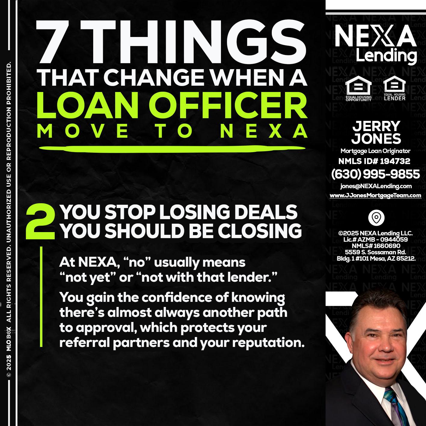 7 THINGS (2) - Jerry Jones -Mortgage Loan Originator
