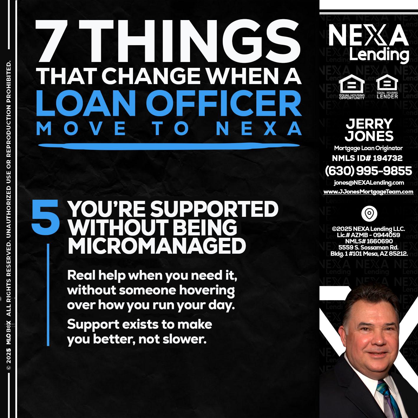7 THINGS (5) - Jerry Jones -Mortgage Loan Originator