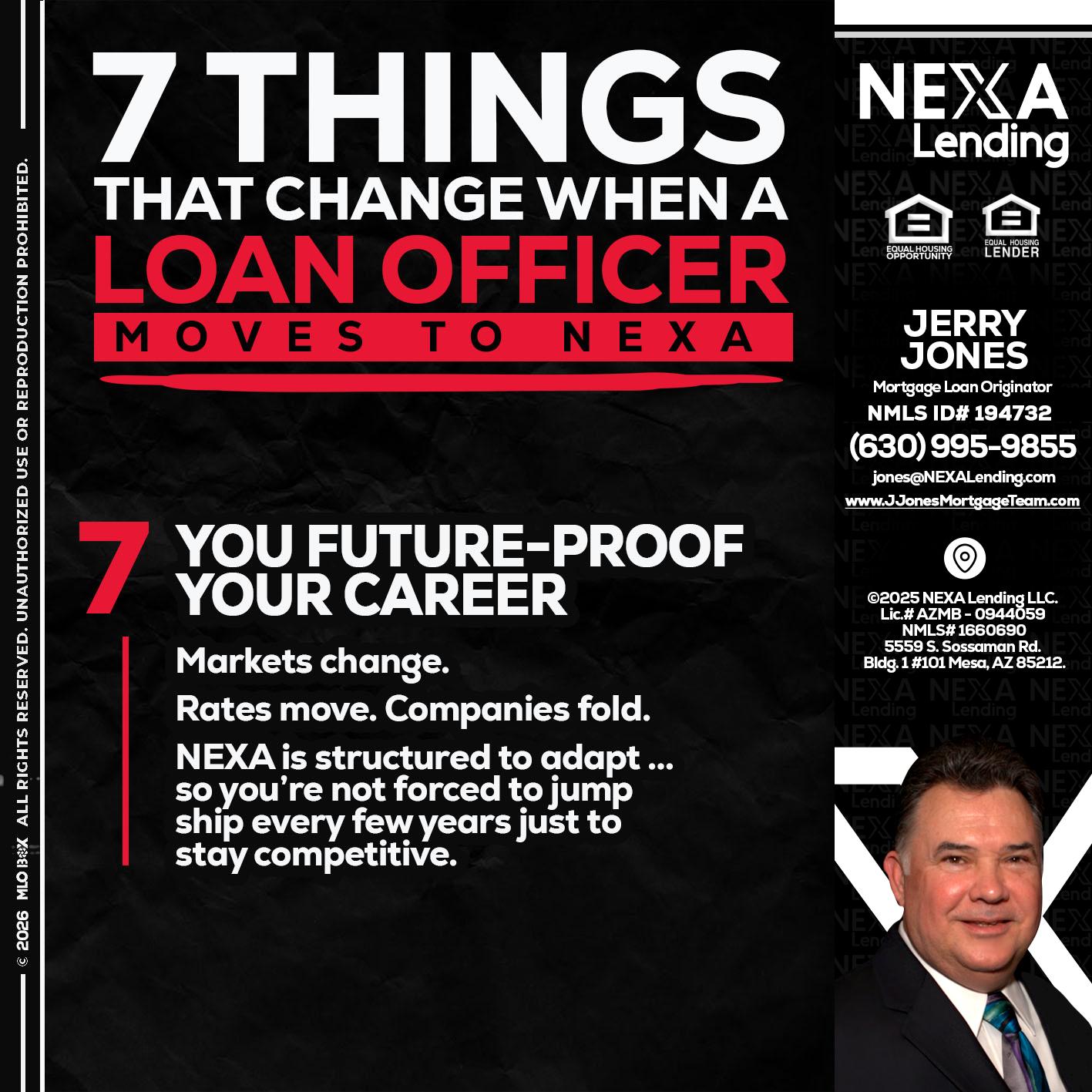 7 THINGS (7) - Jerry Jones -Mortgage Loan Originator