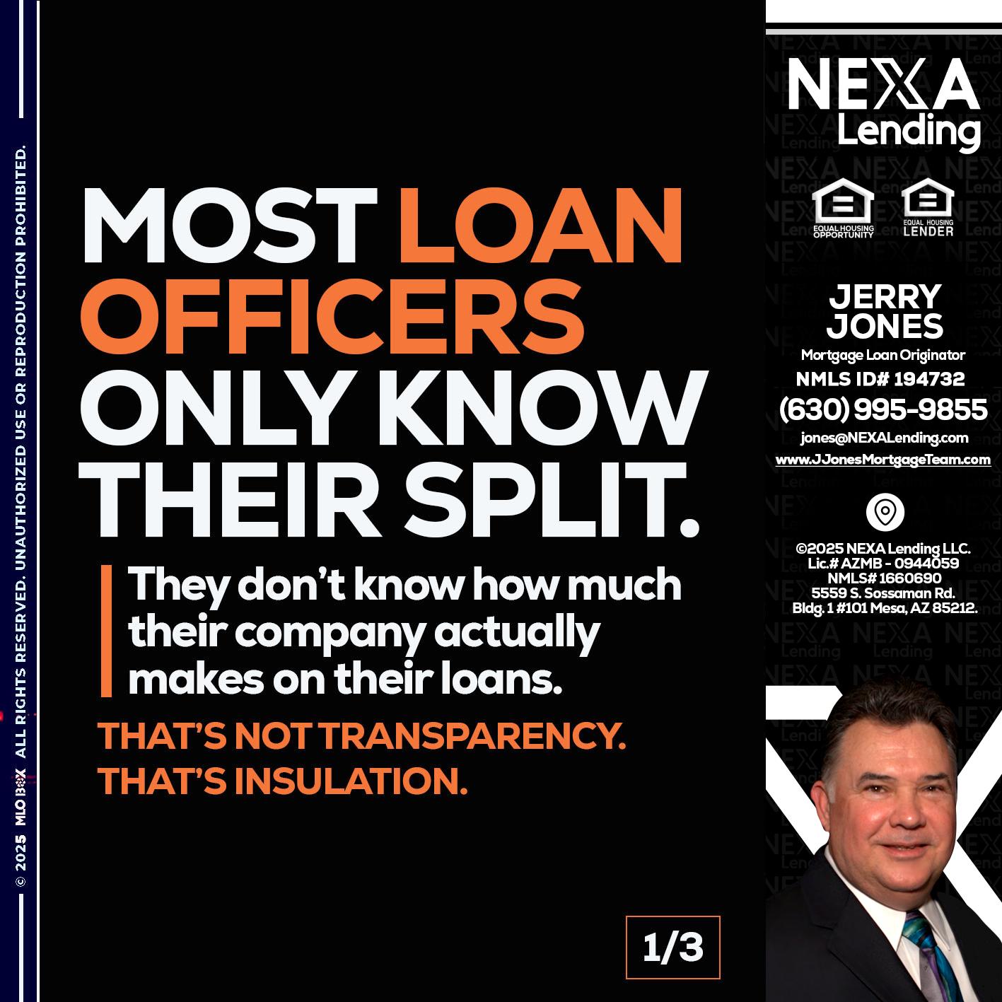 1 OF 3 - Jerry Jones -Mortgage Loan Originator