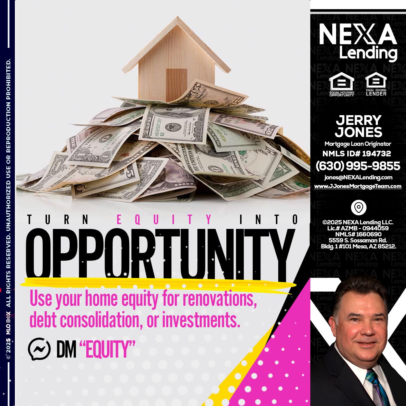 opportunity - Jerry Jones -Mortgage Loan Originator