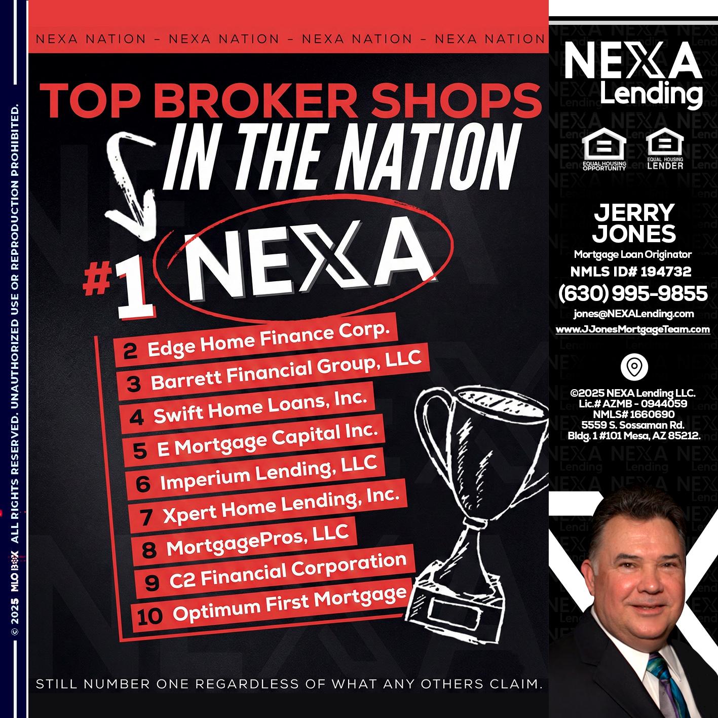 top broker - Jerry Jones -Mortgage Loan Originator