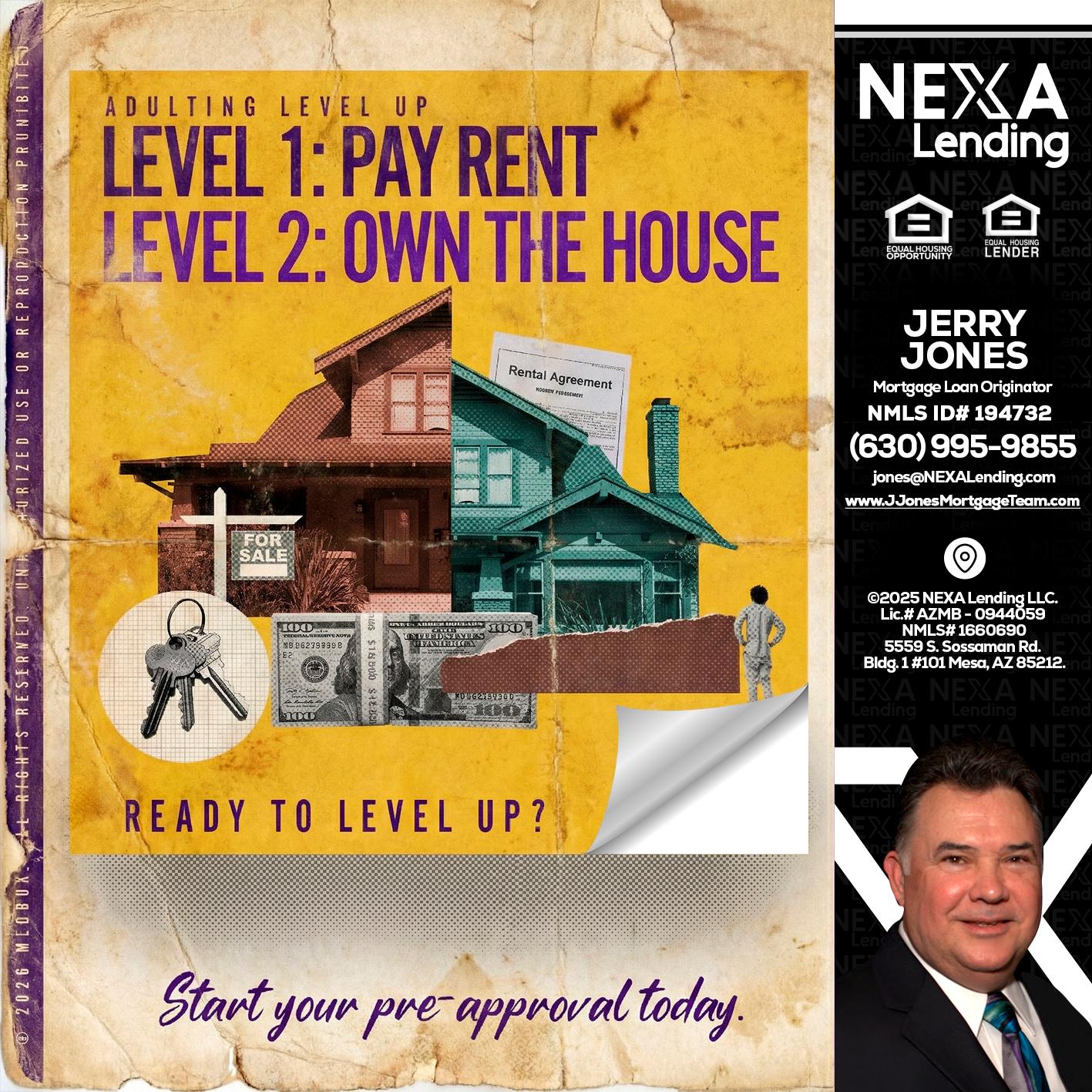 LEVEL 1 - Jerry Jones -Mortgage Loan Originator