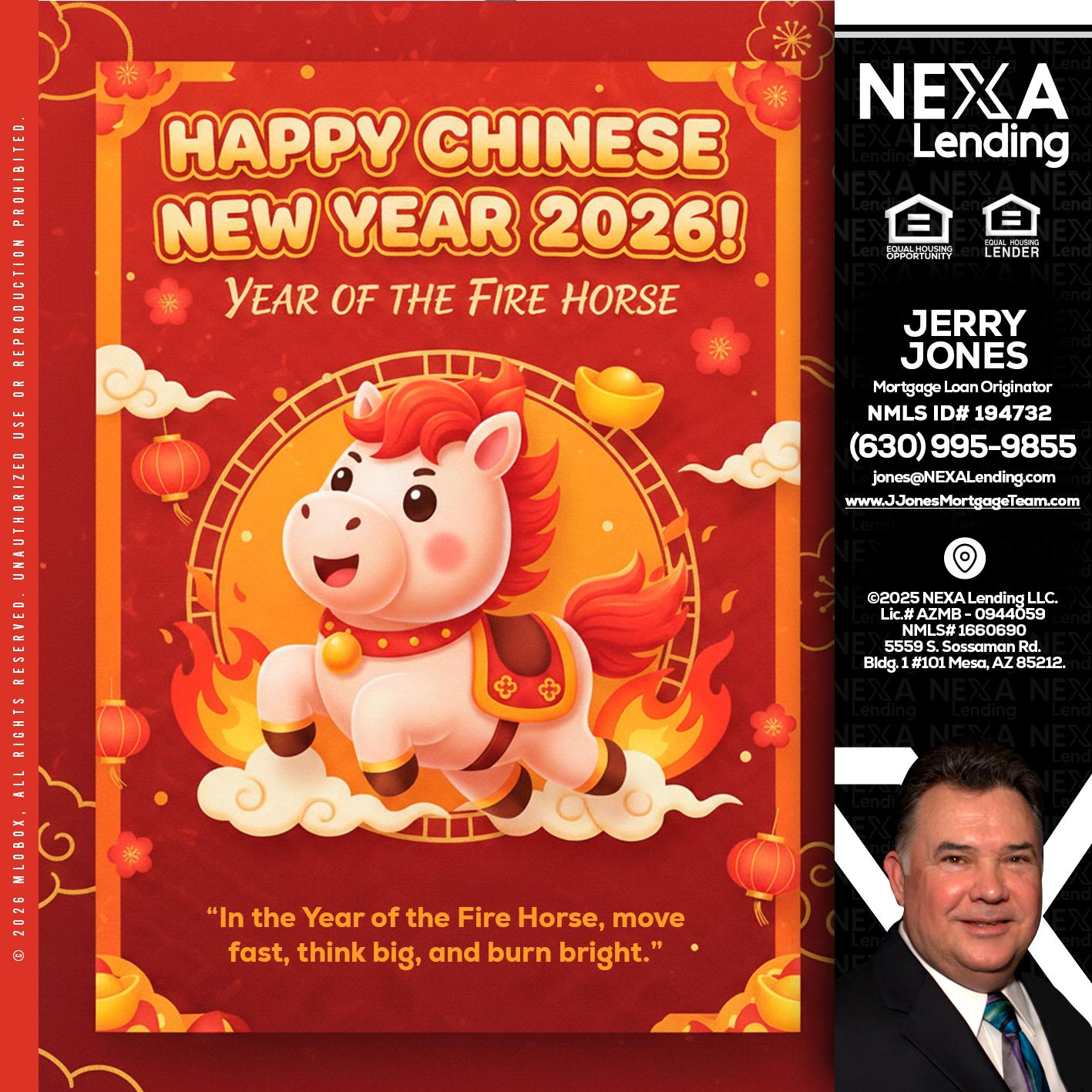 happy Chinese new year - Jerry Jones -Mortgage Loan Originator