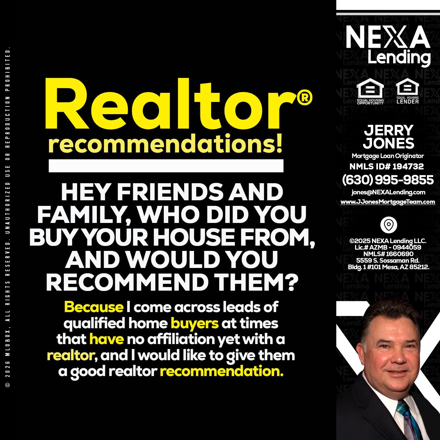 REALTOR - Jerry Jones -Mortgage Loan Originator