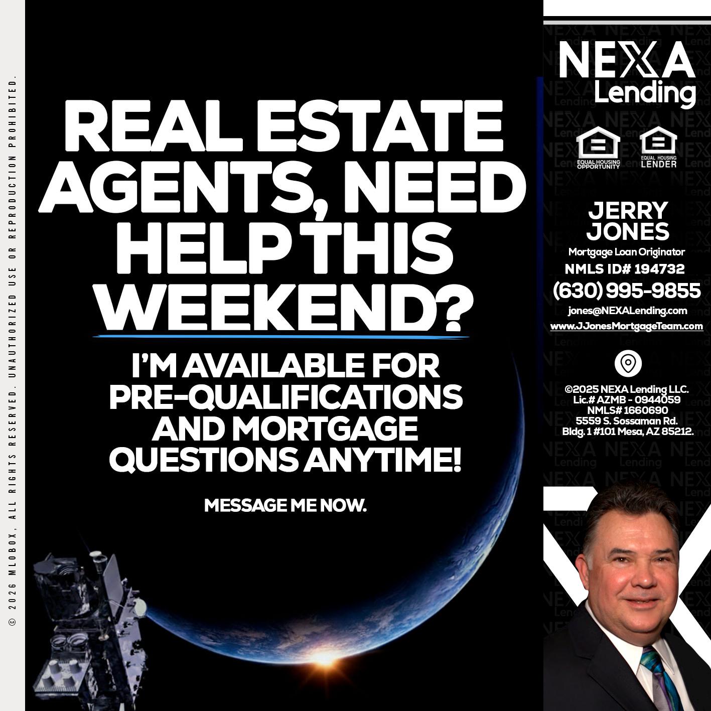 REAL ESTATE AGENTS - Jerry Jones -Mortgage Loan Originator