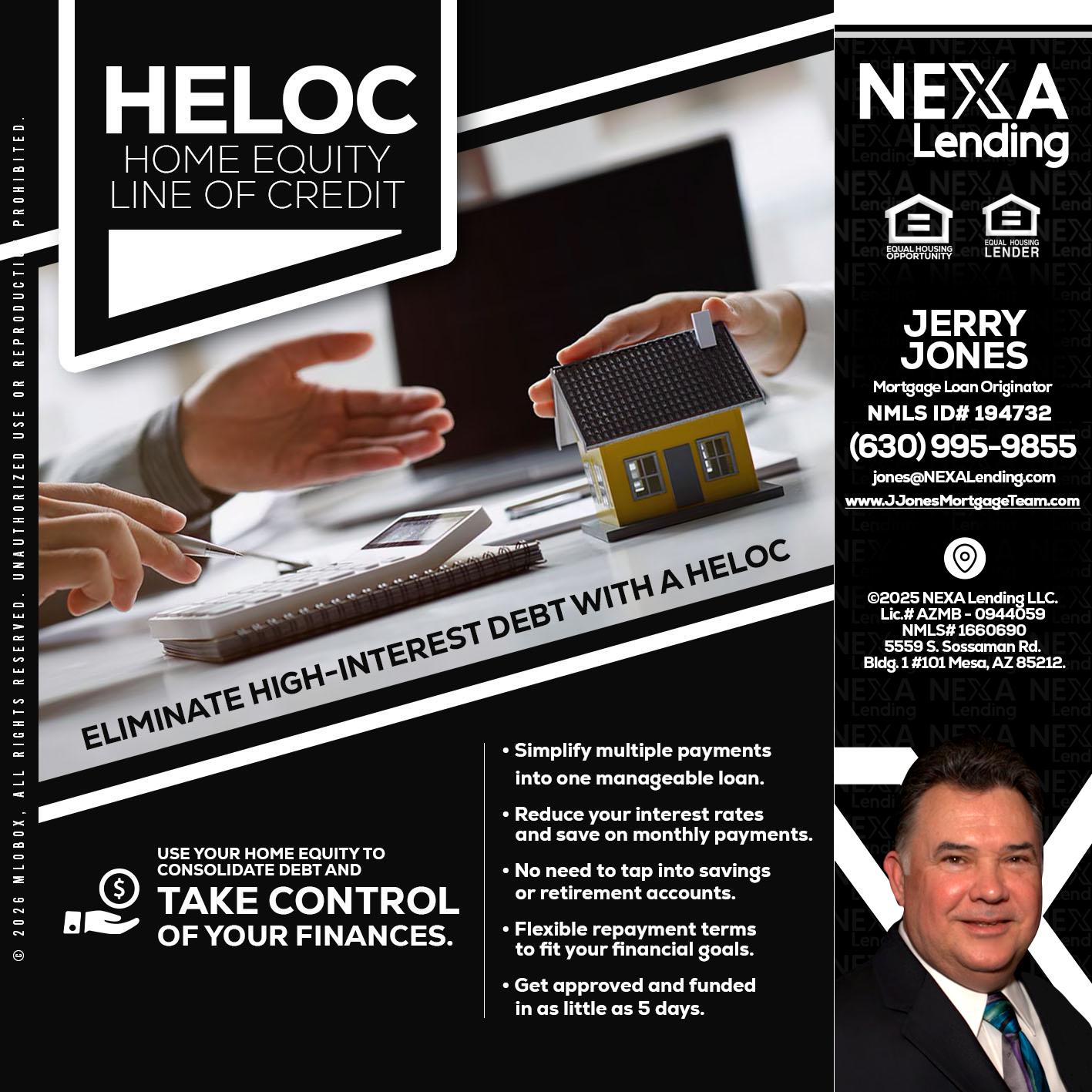 HELOC - Jerry Jones -Mortgage Loan Originator