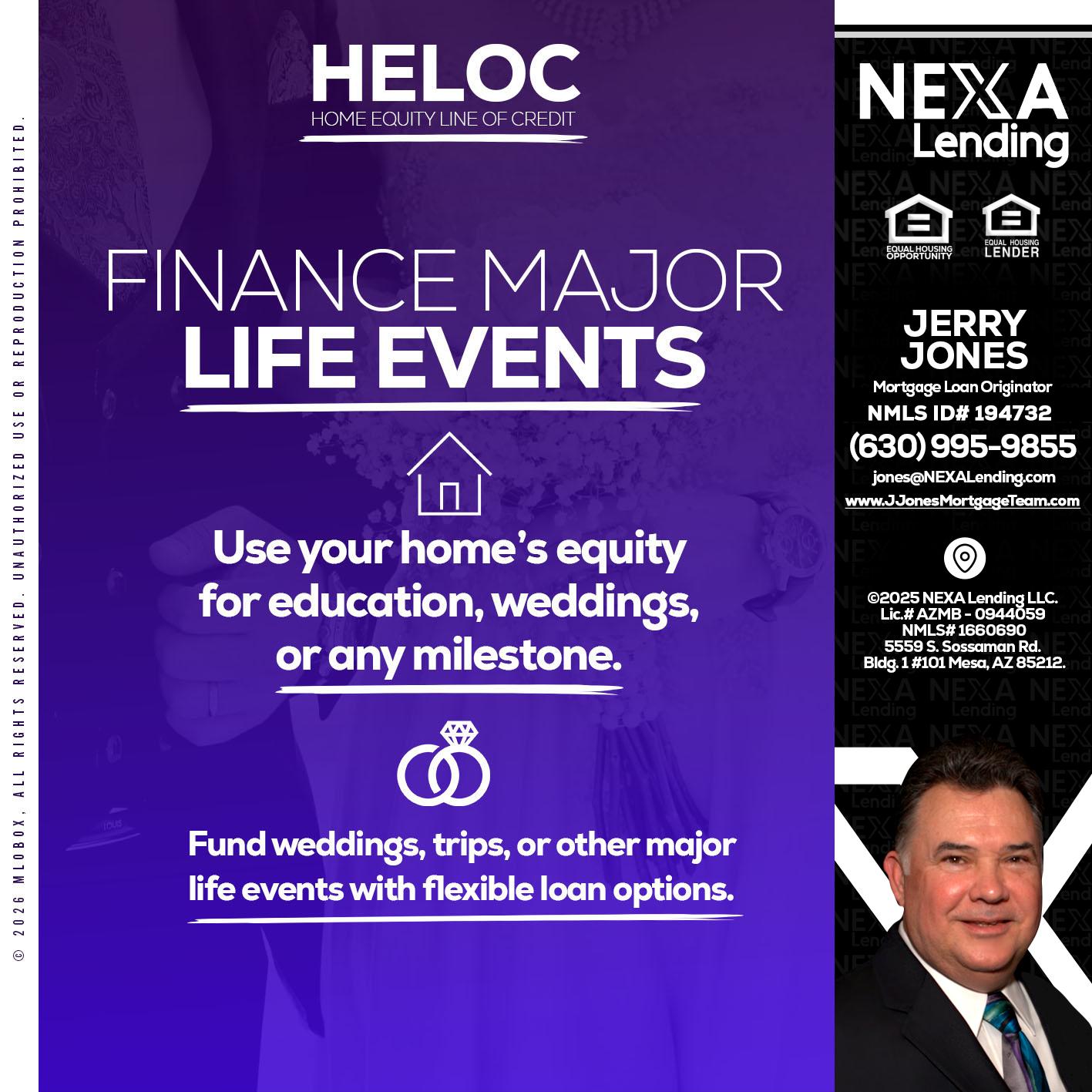 HELOC - Jerry Jones -Mortgage Loan Originator