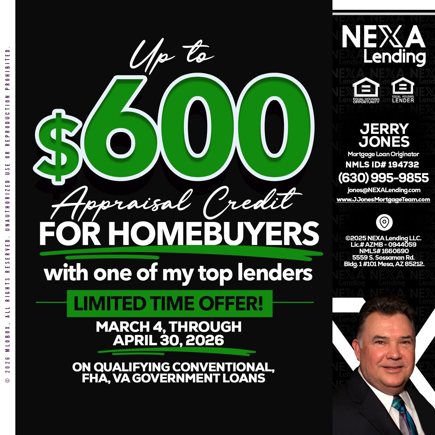 UP TO 600 - Jerry Jones -Mortgage Loan Originator