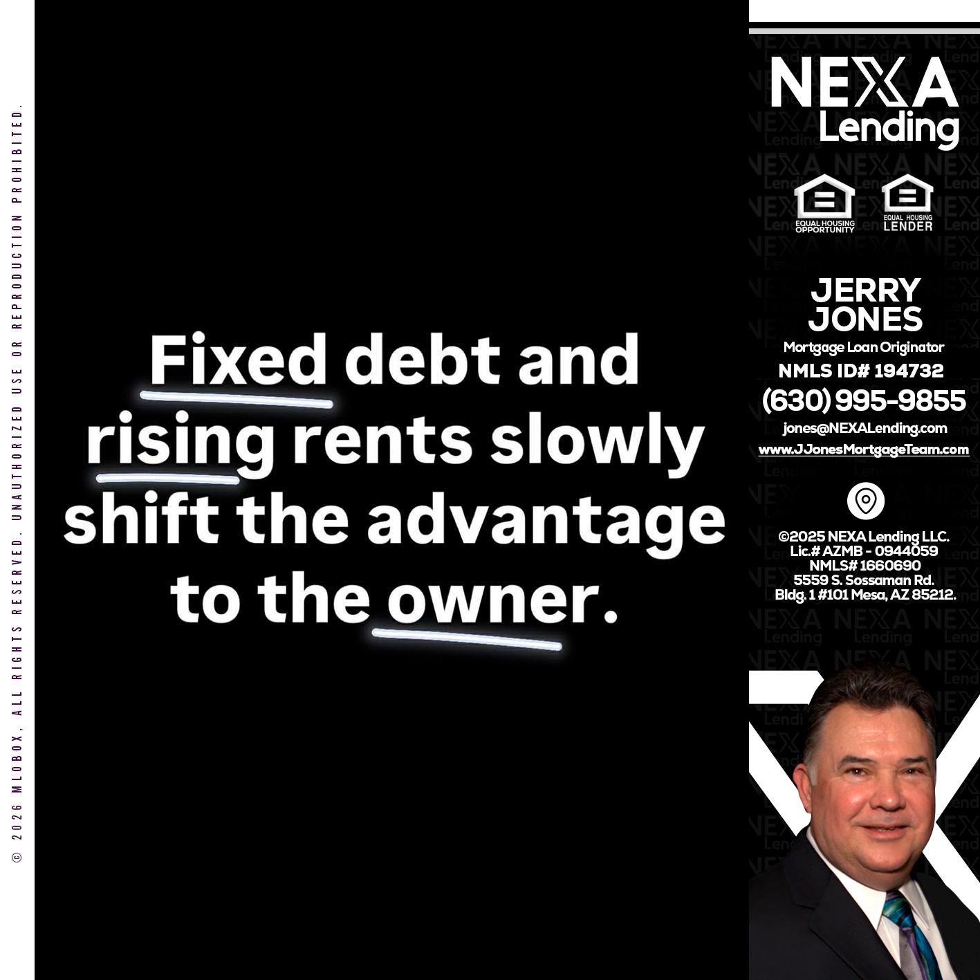 FIXED DEBT - Jerry Jones -Mortgage Loan Originator