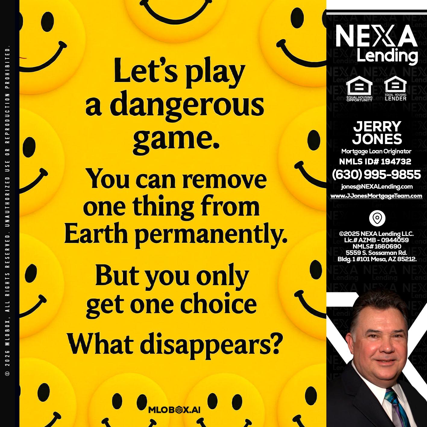 LETS PLAY - Jerry Jones -Mortgage Loan Originator