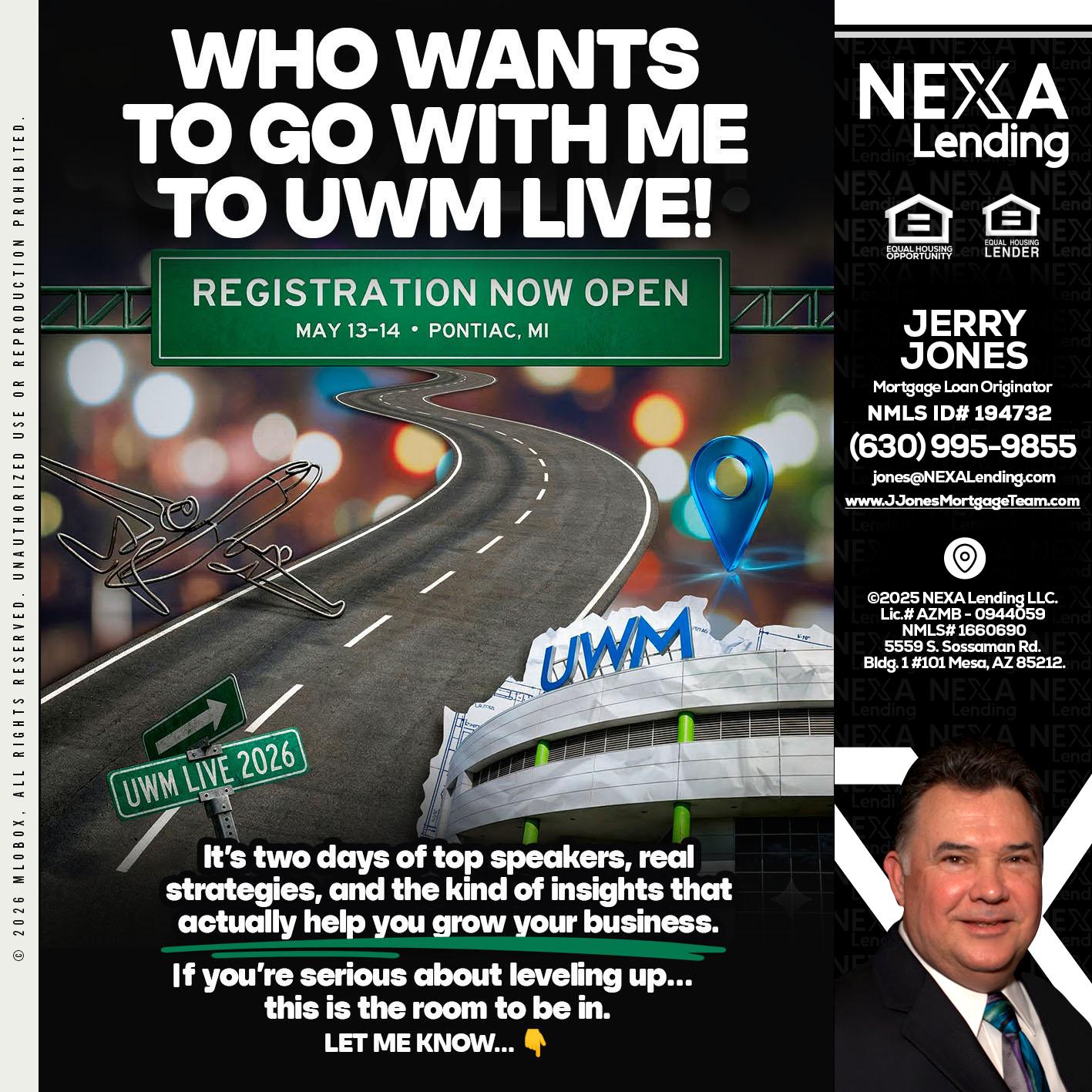 WHO WANTS - Jerry Jones -Mortgage Loan Originator