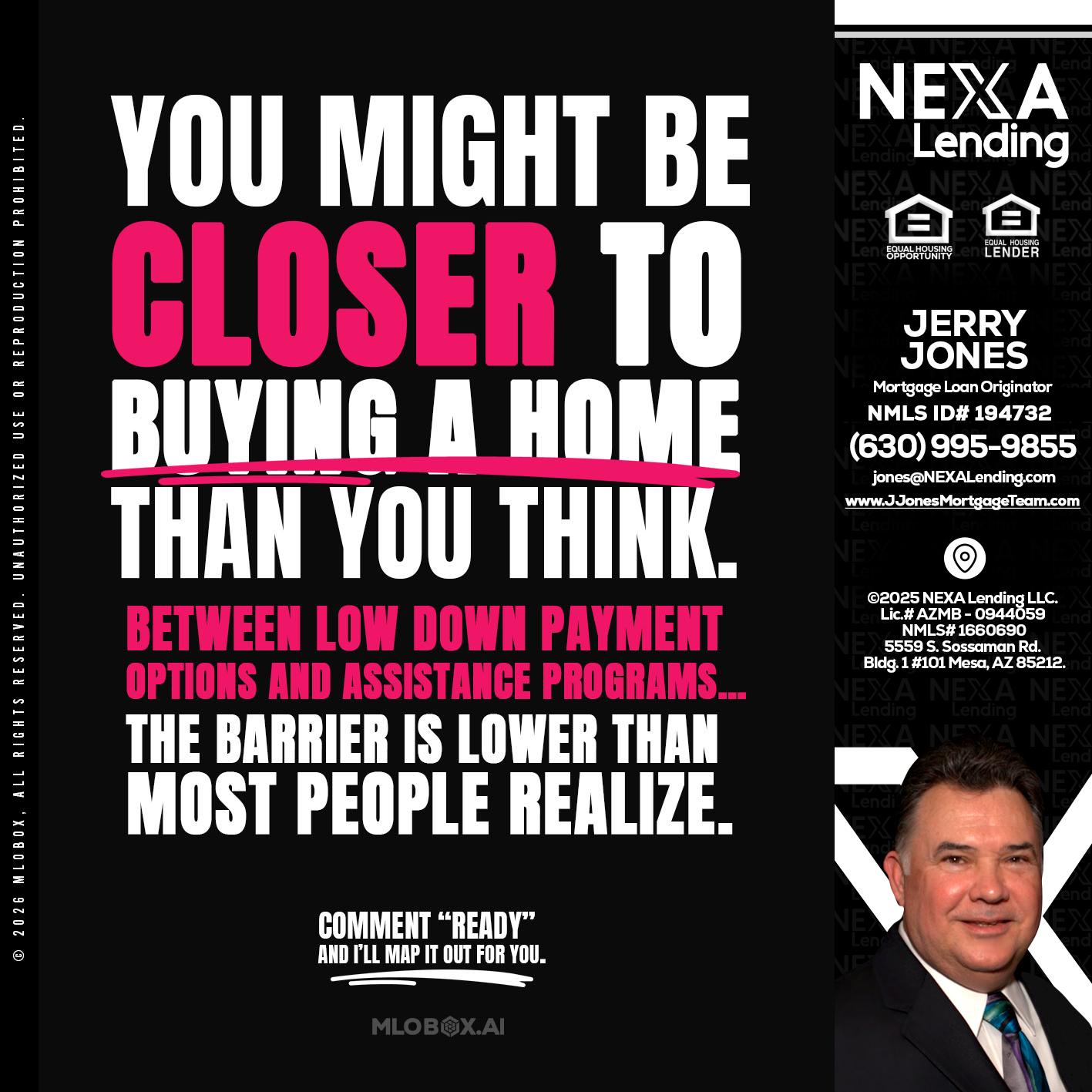 YOU MIGHT BE - Jerry Jones -Mortgage Loan Originator