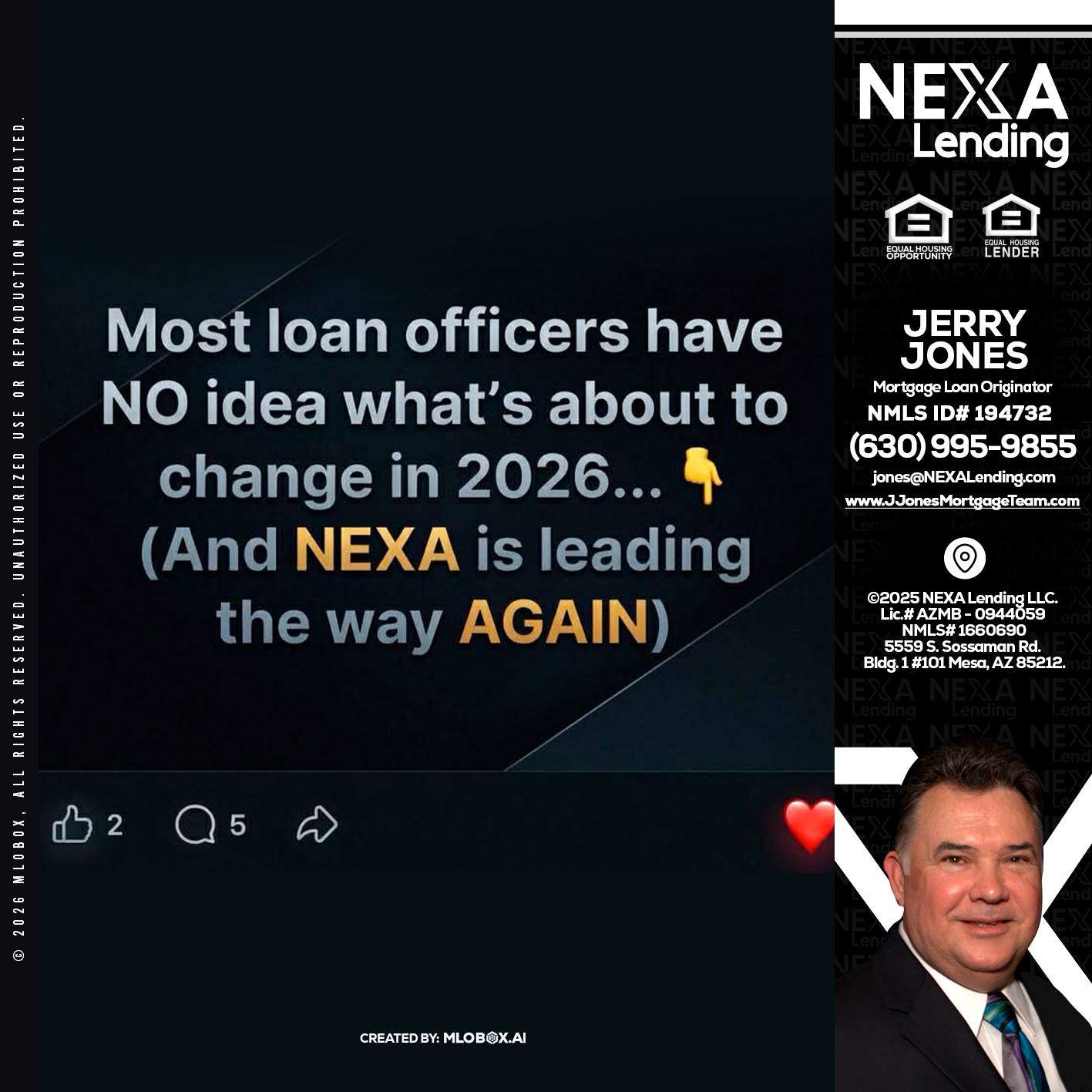 most loan officers - Jerry Jones -Mortgage Loan Originator