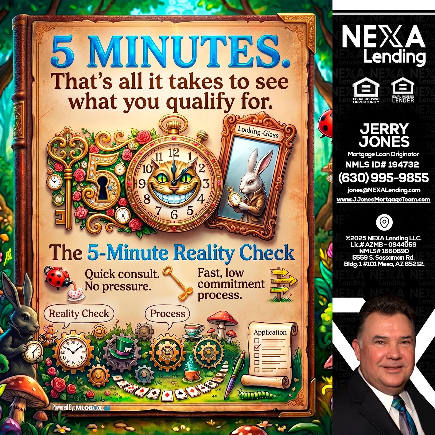 Reality Check! - Jerry Jones -Mortgage Loan Originator