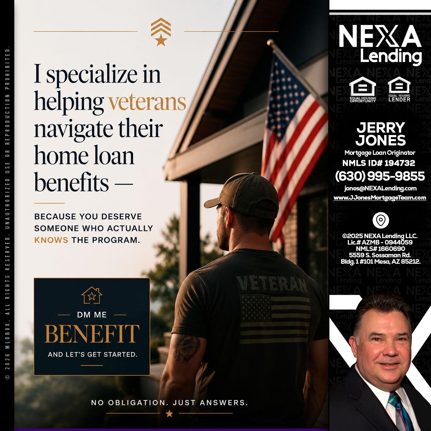 I SPECIALIZE - Jerry Jones -Mortgage Loan Originator