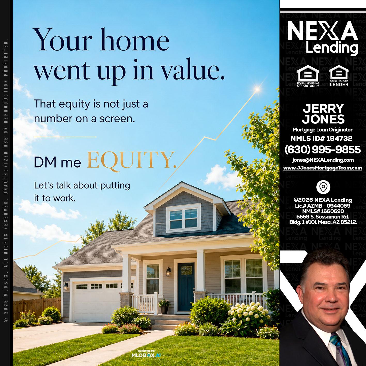 YOUR HOME - Jerry Jones -Mortgage Loan Originator