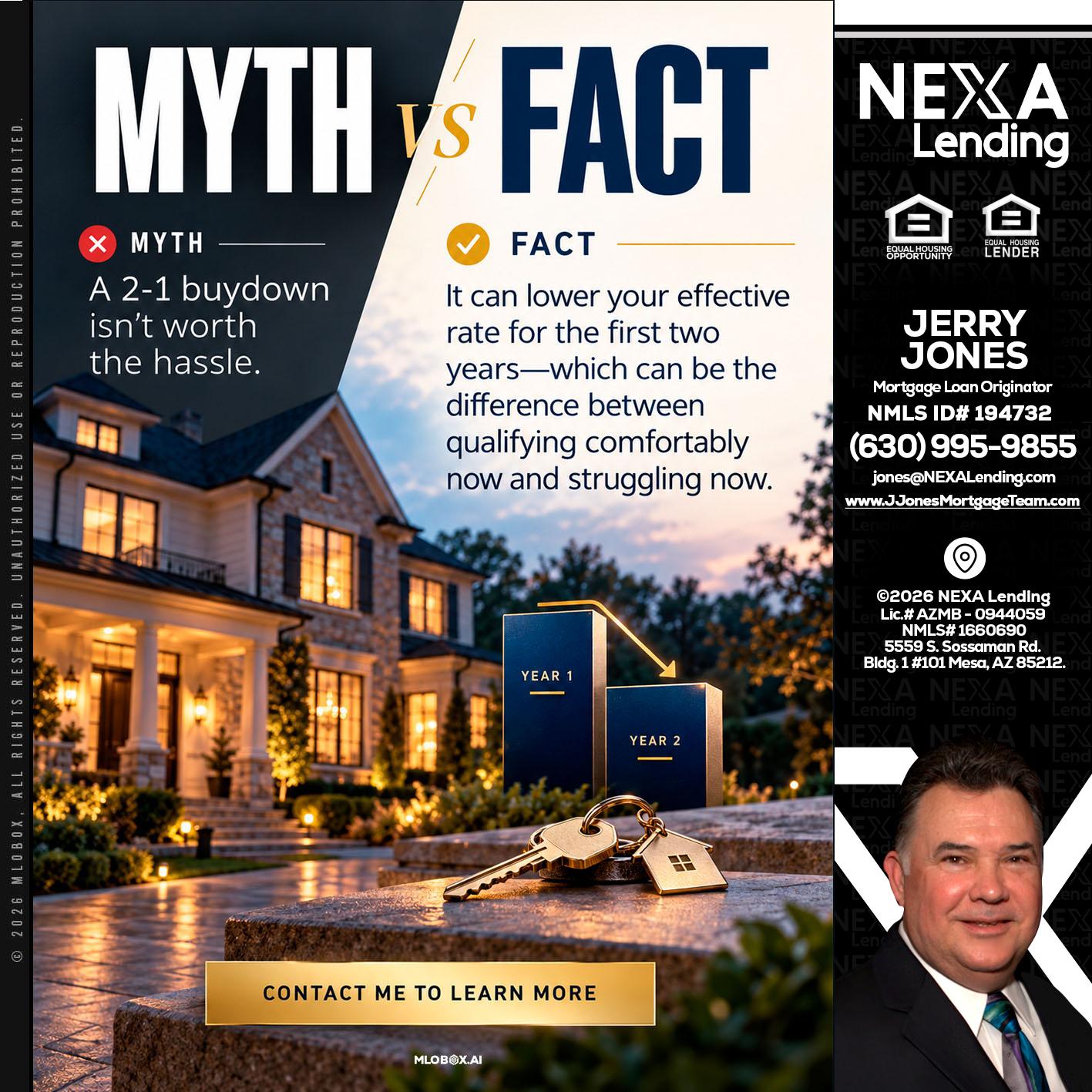 MYTH VS FACT - Jerry Jones -Mortgage Loan Originator