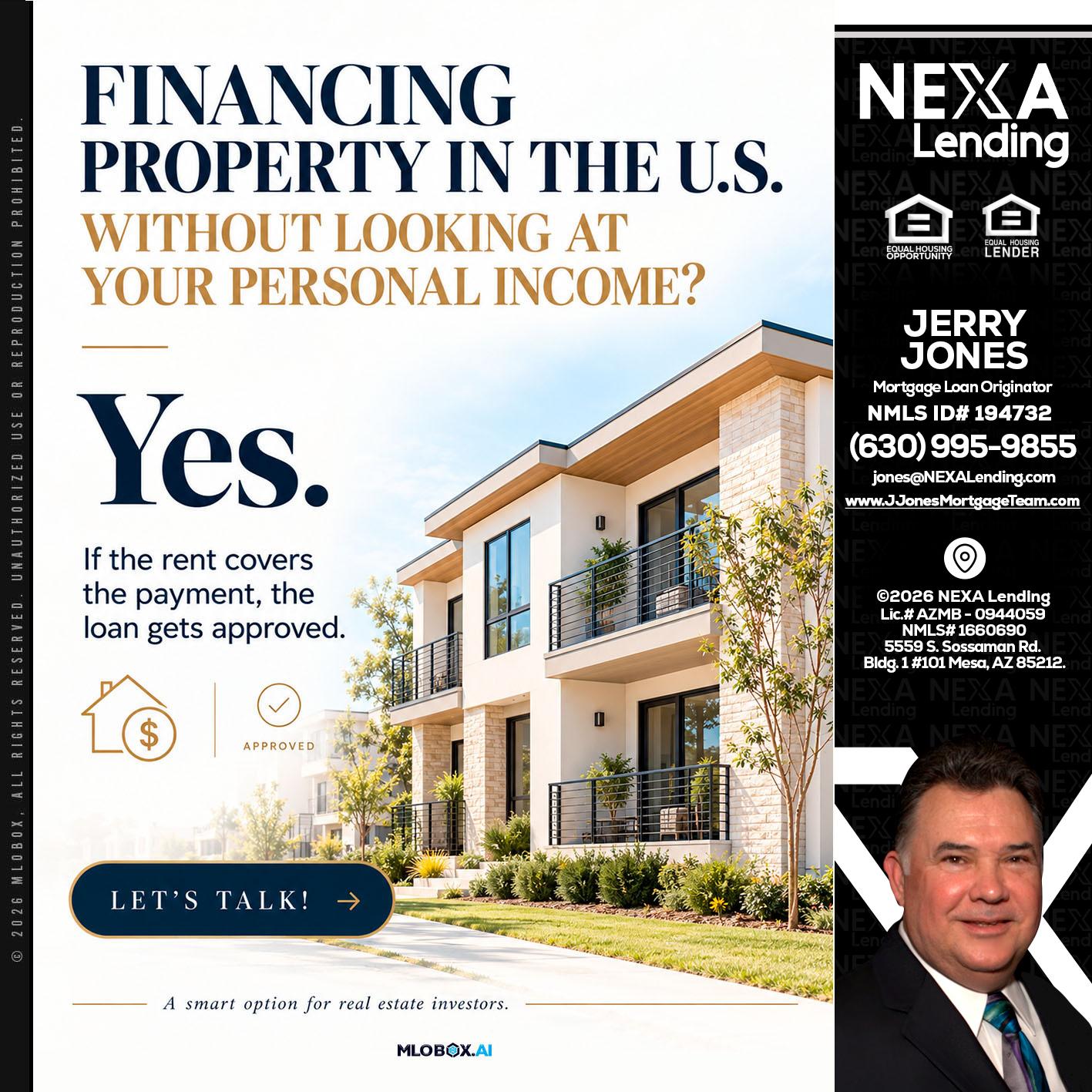 FINANCING - Jerry Jones -Mortgage Loan Originator