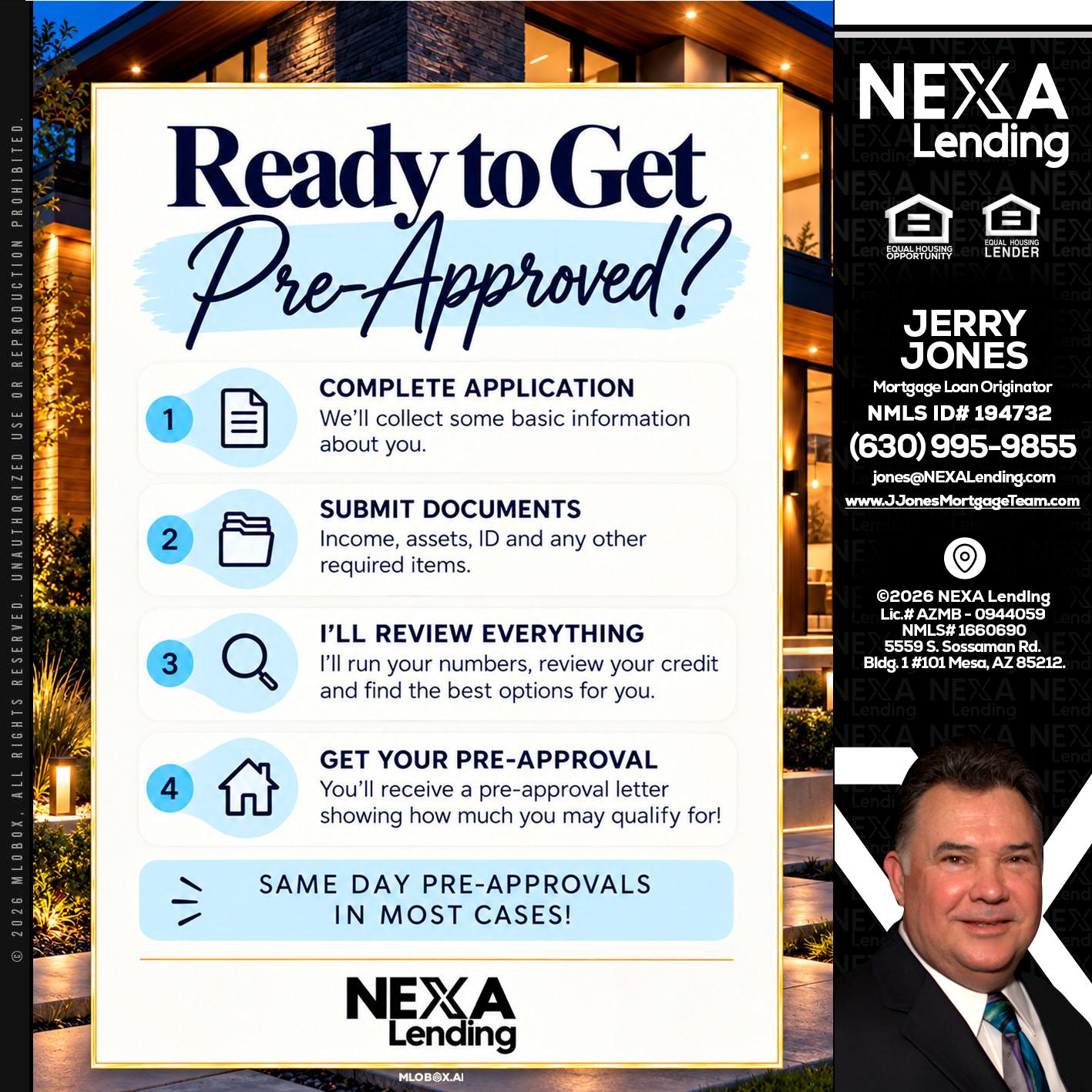 ready to get - Jerry Jones -Mortgage Loan Originator
